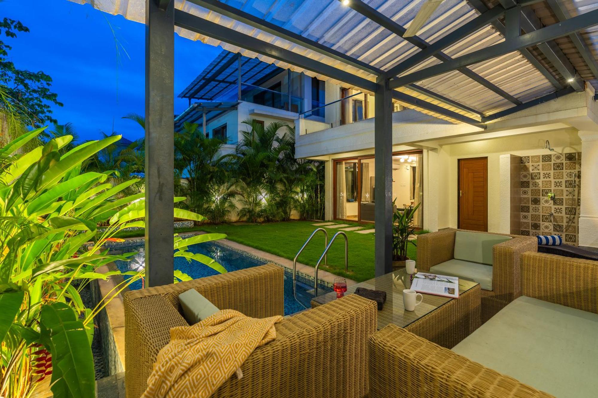 Villa Elivaas 3 Bhk With Pvt Pool - Azalea à Siolim Extérieur photo