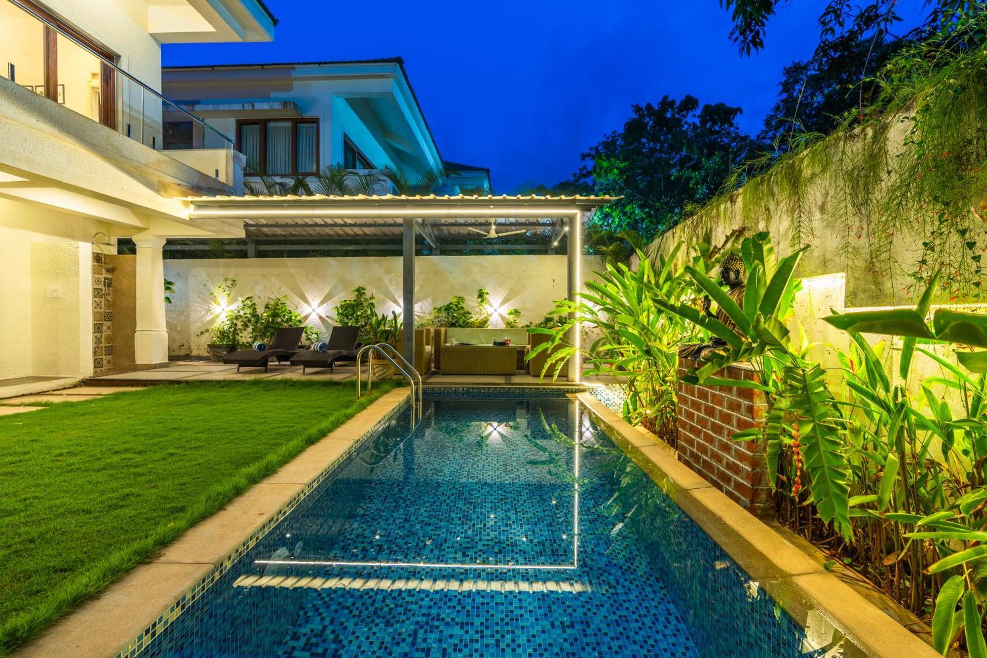 Villa Elivaas 3 Bhk With Pvt Pool - Azalea à Siolim Extérieur photo
