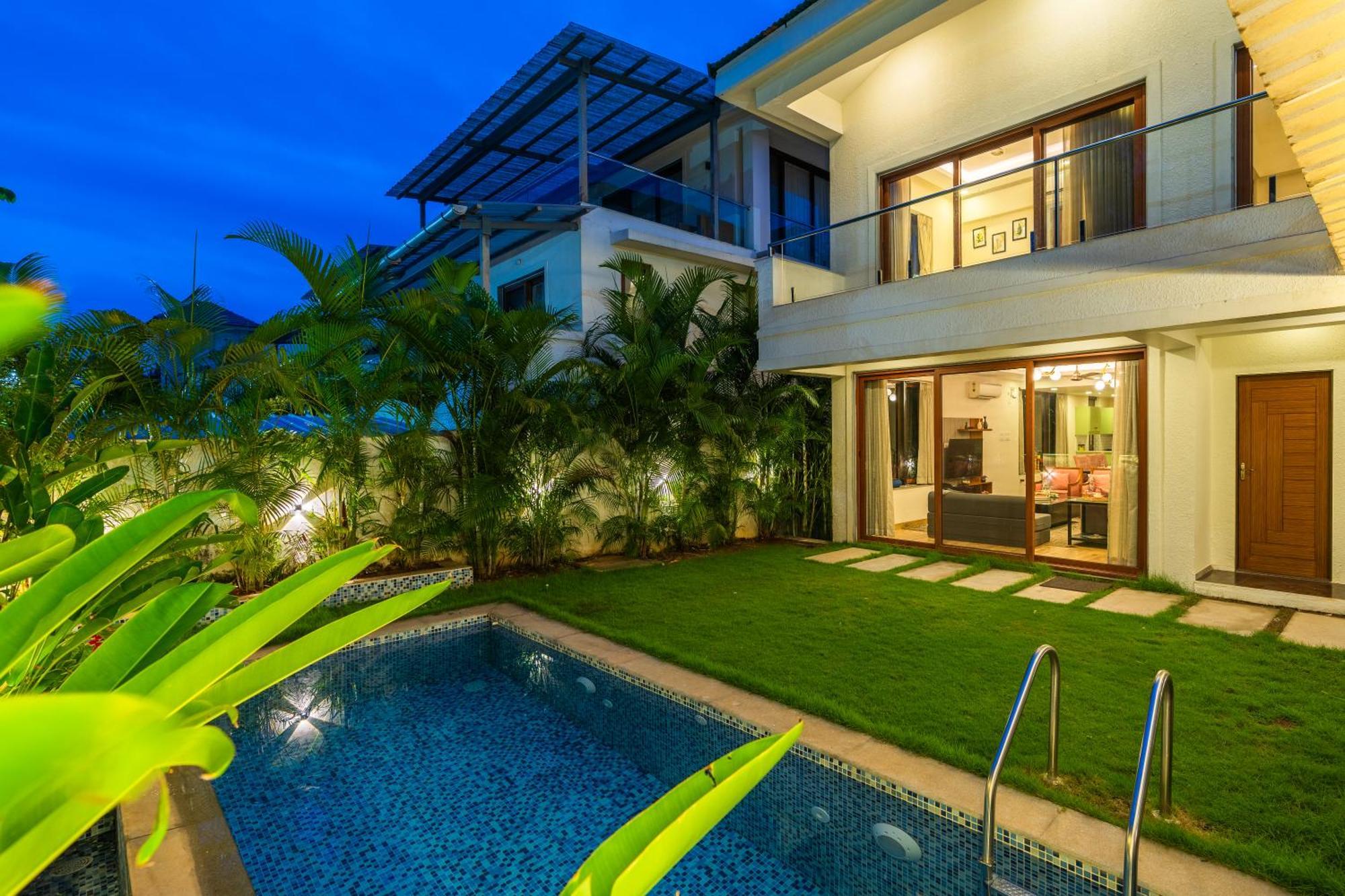 Villa Elivaas 3 Bhk With Pvt Pool - Azalea à Siolim Extérieur photo