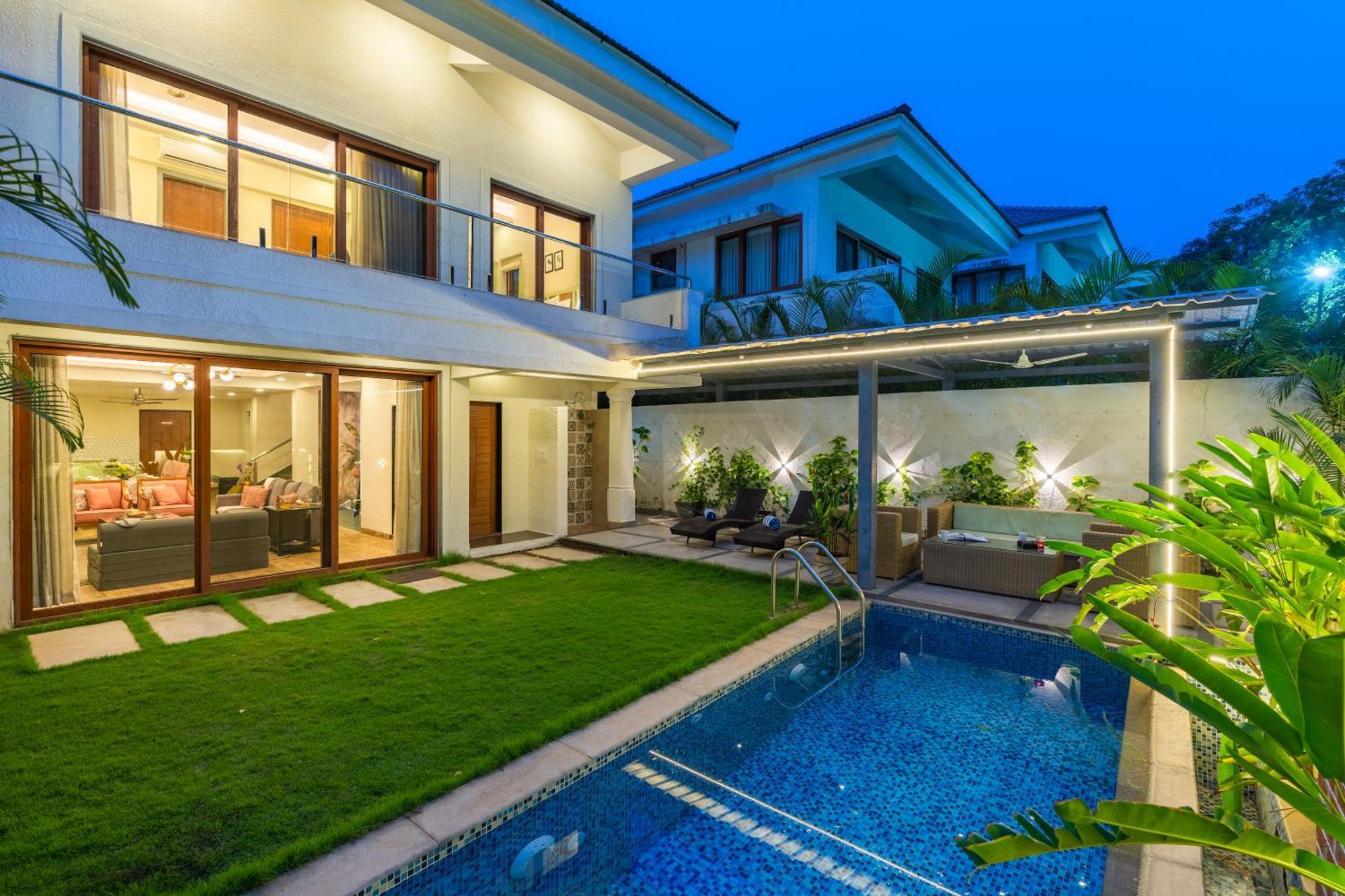 Villa Elivaas 3 Bhk With Pvt Pool - Azalea à Siolim Extérieur photo