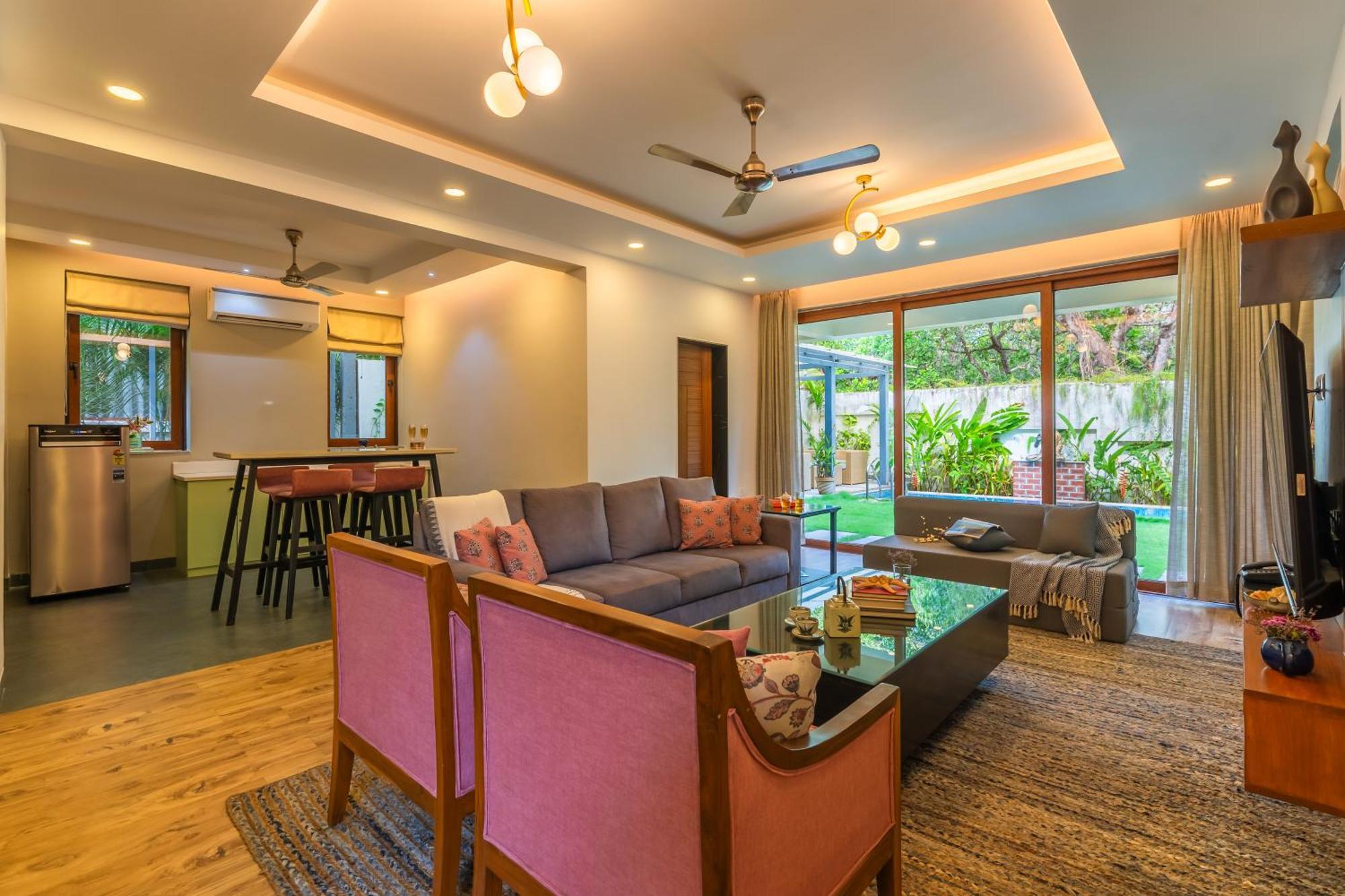 Villa Elivaas 3 Bhk With Pvt Pool - Azalea à Siolim Extérieur photo