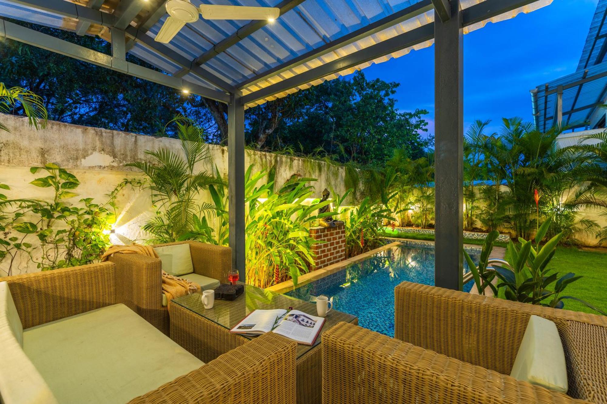 Villa Elivaas 3 Bhk With Pvt Pool - Azalea à Siolim Extérieur photo