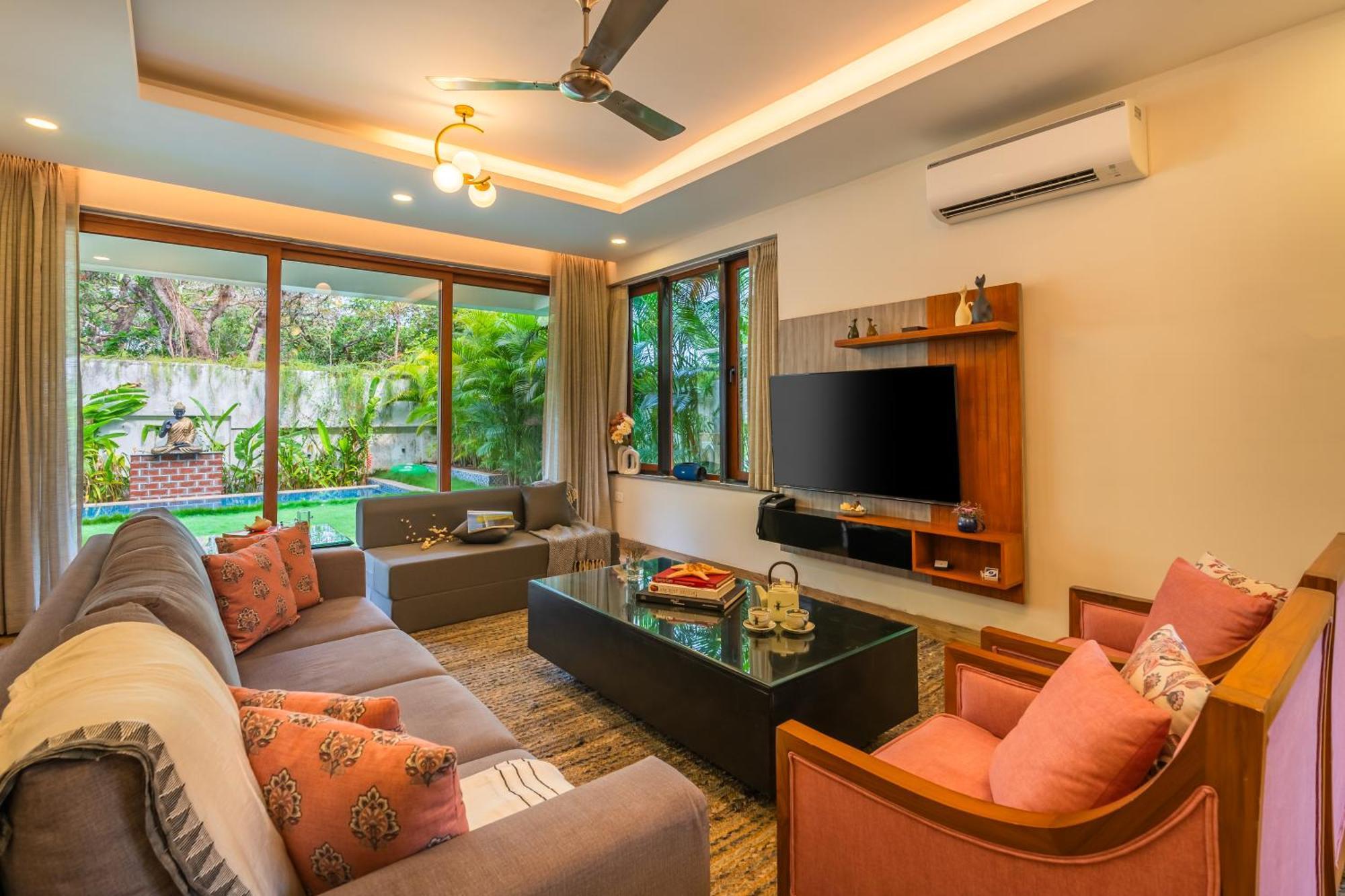 Villa Elivaas 3 Bhk With Pvt Pool - Azalea à Siolim Extérieur photo
